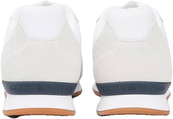 Detalle de Tommy Hilfiger Men’s Runner Icon Mix Low Top Trainers (FM0FM05679)