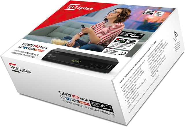 Thumbnail 5 de TELE System TS6822 PRO decoder DVB-T2