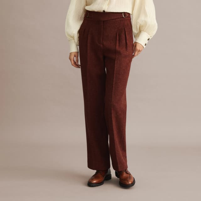 Thumbnail 2 de Verhunt Pantalón hebillas tweed 👖