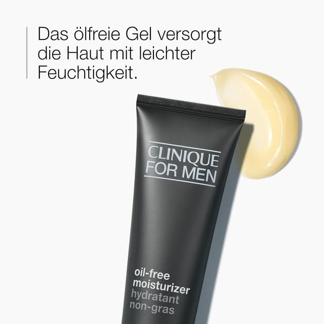 Detalle de Clinique For Men Oil-Free Moisturizer – leichte, ölfreie Gel-Lotion für ölige Haut (100 ml)