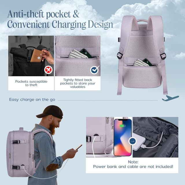 Detalle 2 de Xkdoai Ryanair Cabin Bag 40x28x20cm