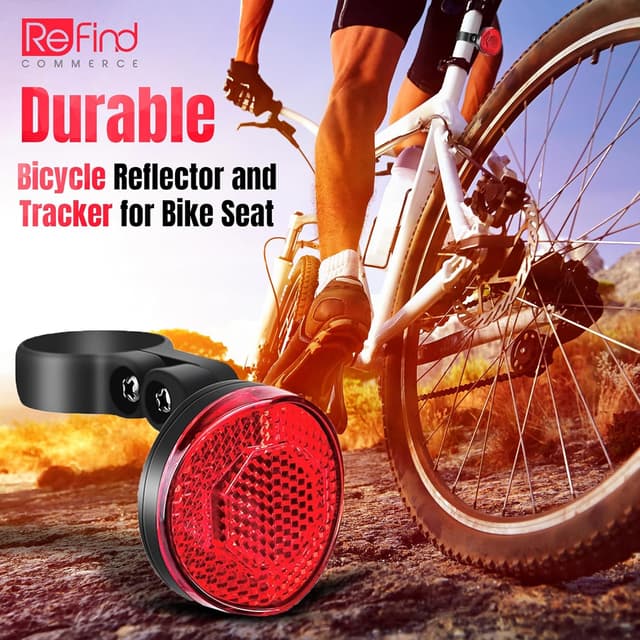 Detalle de Airtag bike reflector tracker IP67