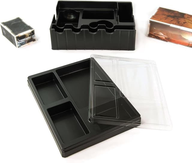 Detalle de Ghenos Games Terraforming Mars Big Box con tessere 3D e organizer per espansioni