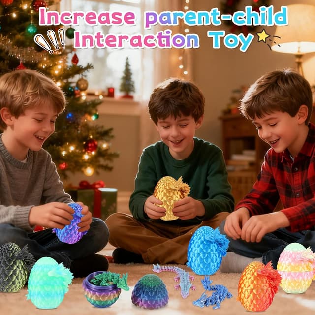 Detalle 2 de Fenoee Dragon Eggs 24-Pack Surprise