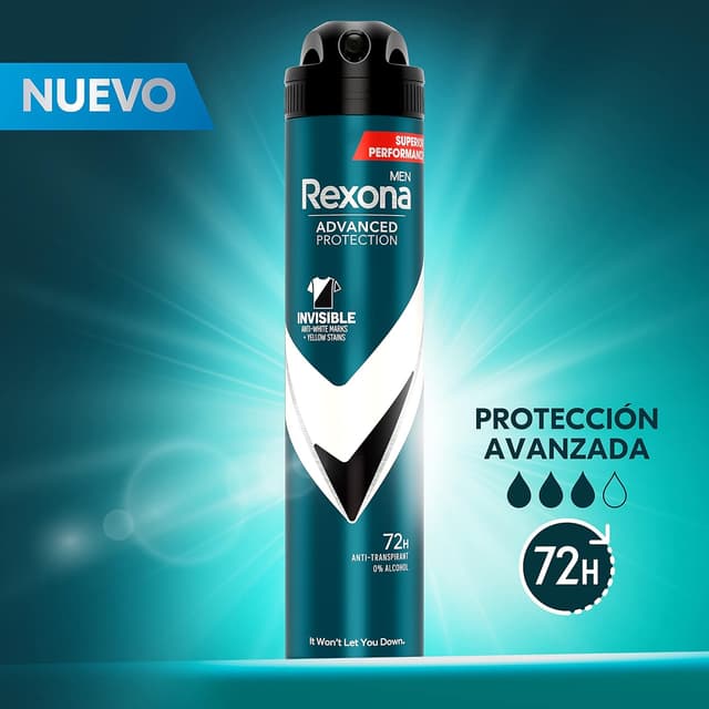 Thumbnail 4 de Rexona Desodorante Aerosol Protección Avanzada 72h 200ml Pack de 6
