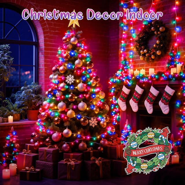 Detalle de cshare Battery Fairy Lights (5m, 50 LED) with Timer, IP65 Waterproof Multicolour