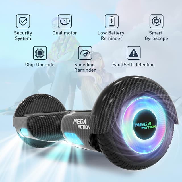 Thumbnail 4 de MEGA MOTION Hoverboard 6,5 Zoll mit Sitz 🛴