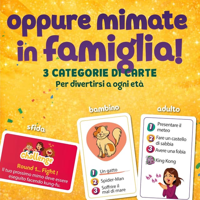 Thumbnail 6 de ZENAGAME Generazione Mimo – Mazzo di 120 carte da gioco per bambini (versione italiana)