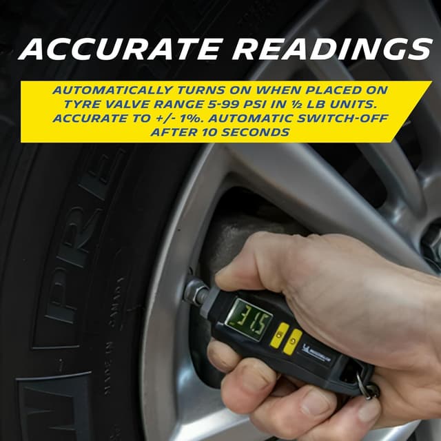 Detalle de MICHELIN Controllo pressione pneumatici digitale: misuratore con display LCD