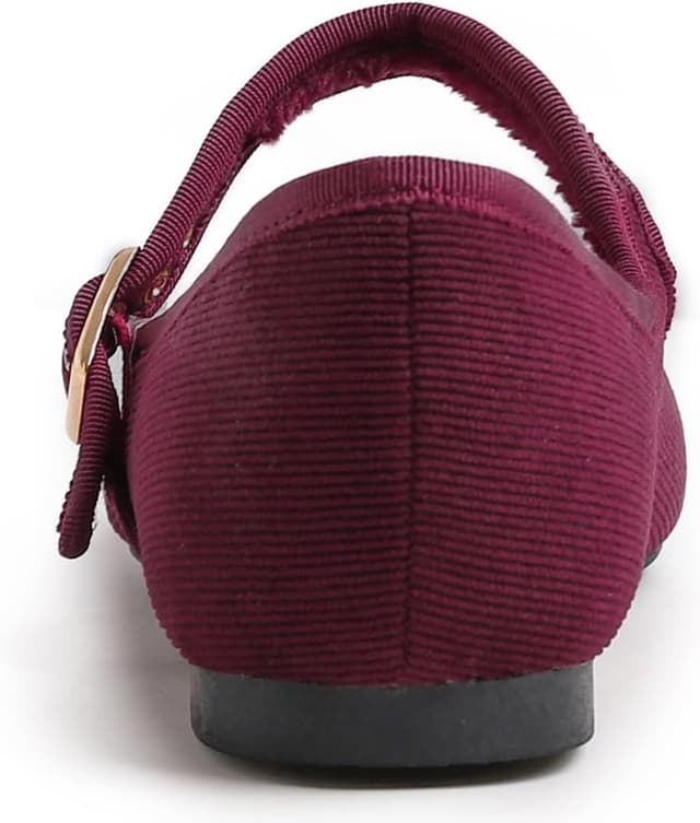 Detalle 1 de Feversole Mary Jane Halbschuhe mit 0,5 cm Absatz