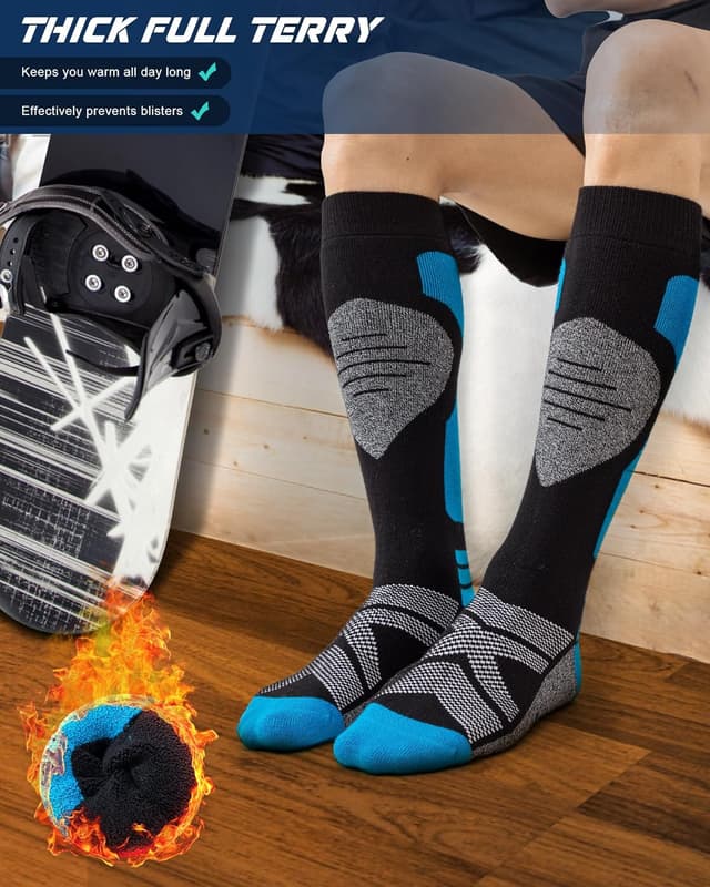 Thumbnail 2 de Niorasen chaussettes de ski 30 % laine