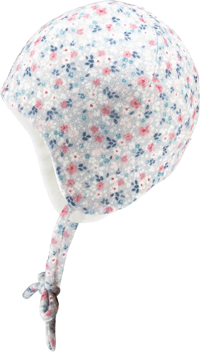Detalle de Sterntaler Inka Mütze mit Pünktchen – warme Baby- und Kinder-Strickmütze mit angeschnittenen Ohrenklappen und Bindeband