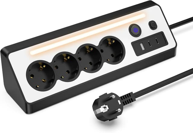 Detalle de Steckdosenleiste mit USB-C 16A 90°