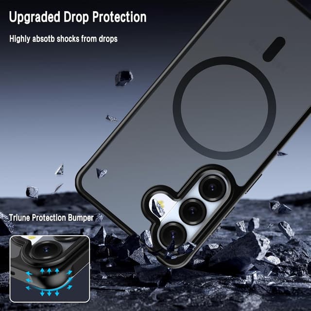 Thumbnail 5 de Natbok coque Galaxy S26 5G MagSafe Translucide Noir