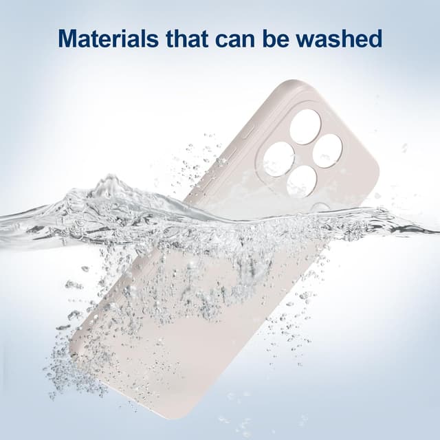 Detalle de GiiYoon Liquid-Silicone-Case für Xiaomi 15T – kratzfest, weiches Mikrofaserfutter, Rundumschutz