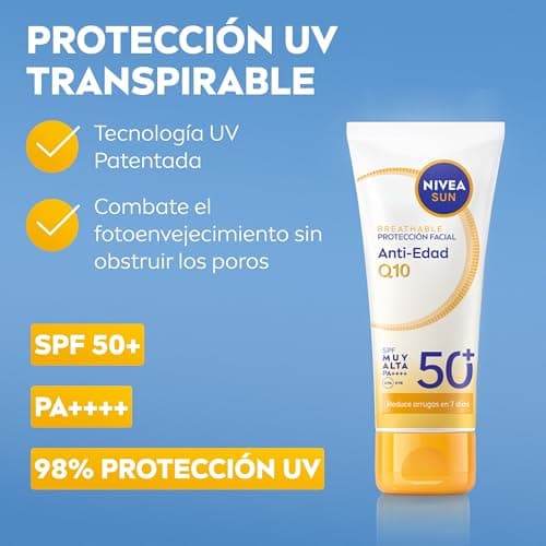 Detalle 2 de NIVEA SUN Q10 Protección Facial SPF50+