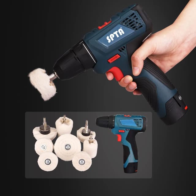 Thumbnail 4 de SPTA Disco lucidante per trapano 8 pezzi 🛠