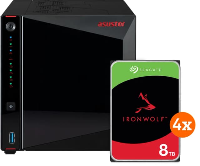 Thumbnail 10 de ASUSTOR AS5404T Speicherlösung 32 TB