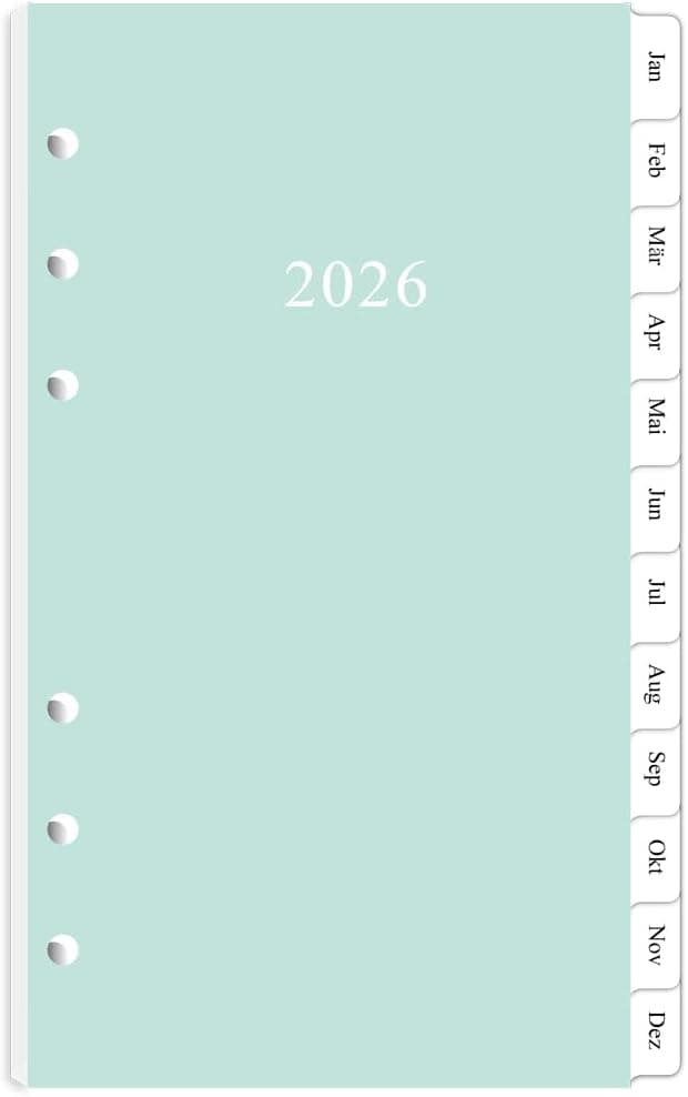 Thumbnail 5 de newestor 2026 Wochenplaner Einlage A6 1 Woche/2 Seiten 📒