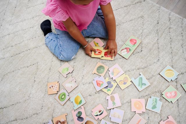 Thumbnail 3 de Eichhorn Puzzle Montessori Frutas y Verduras 34 piezas 🧩