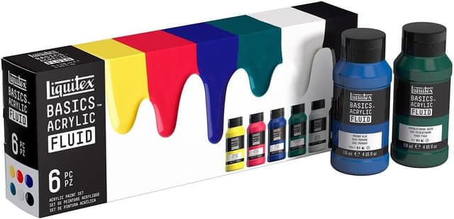 Thumbnail 3 de Liquitex Basics Fluid 12 couleurs, 118 ml