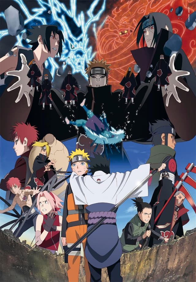 Detalle de Clementoni puzzle 1000 pezzi Naruto Shippuden 37052 con poster incluso, 50x70 cm