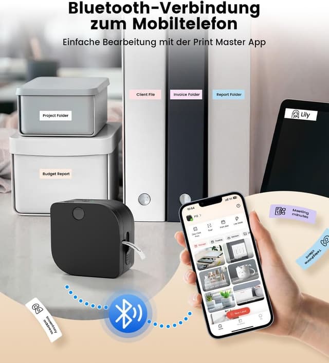 Thumbnail 2 de Phomemo P12 Etikettendrucker đš