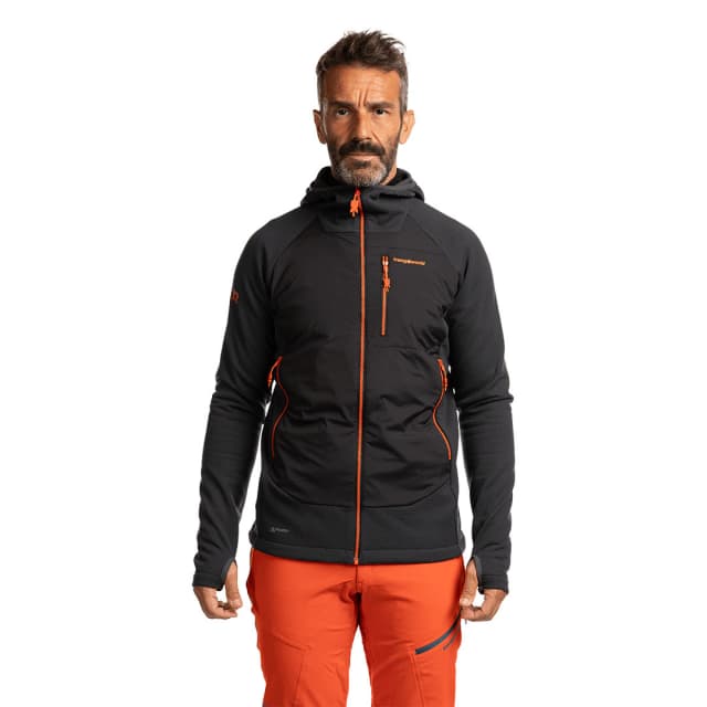 Detalle de Trangoworld TRX2 Hybrid LT Pro chaqueta de hombre para montaña invernal