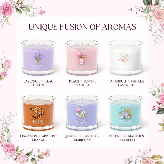 Thumbnail 1 de CHILLFLAME 6 scented votive candles 400g 🕯