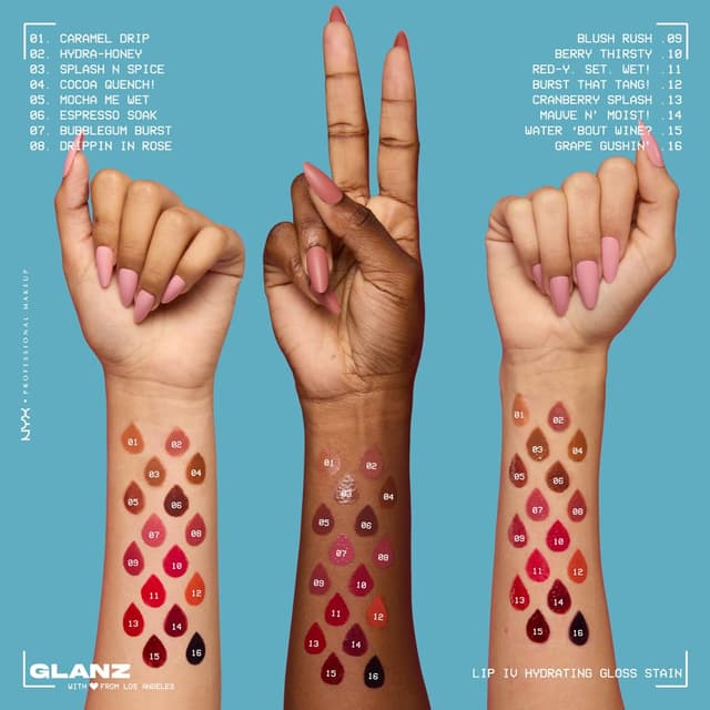 Thumbnail 6 de NYX Professional Makeup Lip IV Hydrating Gloss Stain „Water ’Bout Wine?“ – Lipgloss & Lip Stain 2-in-1