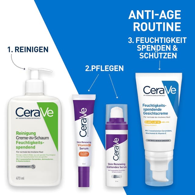 Detalle de CeraVe Skin Renewing Retinol Serum – Retinol-Serum für die Hauterneuerung