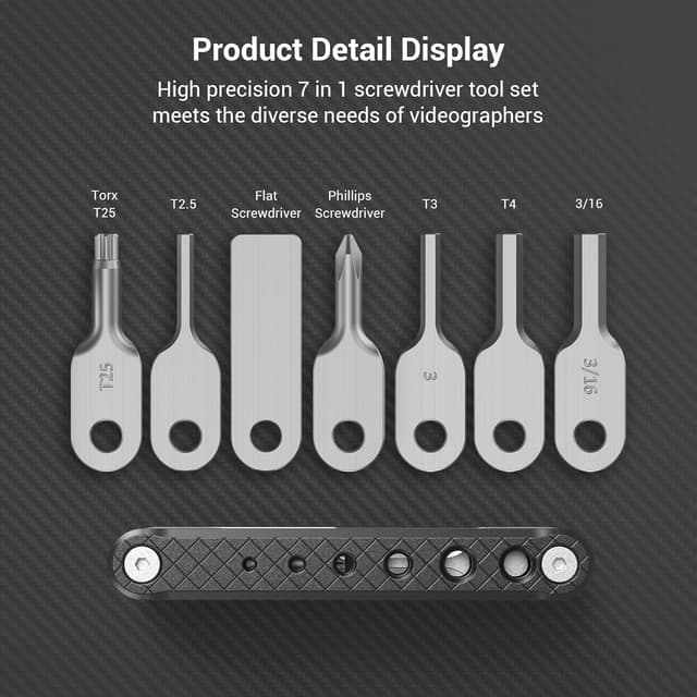 Detalle 2 de SMALLRIG 4681 set multiutensile 7-in-1 🛠