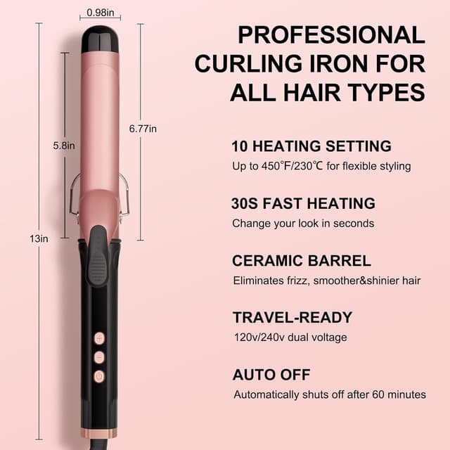 Thumbnail 4 de JAETON 25mm Curling Wand Hair Curler