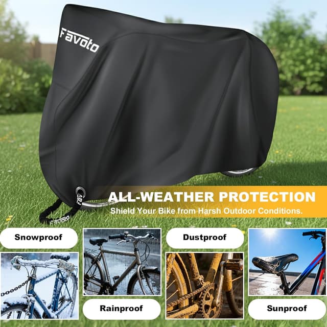 Thumbnail 5 de Favoto Bike Cover 78.7×27.5×44 inch