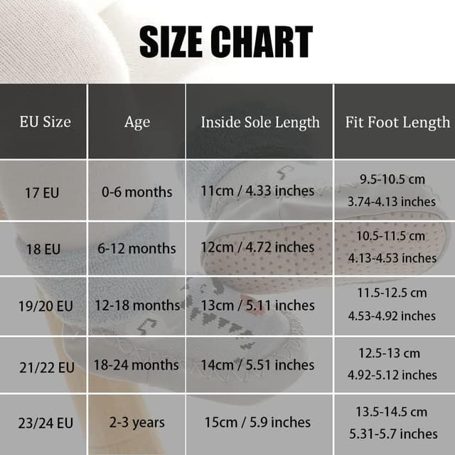 Thumbnail 6 de FedMois Baby Winter Thermal Socks 3 pairs