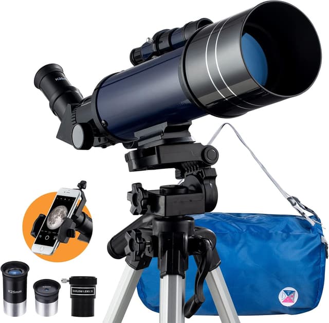 Detalle de BEBANG 200X Pro 400/70 telescope for astronomy