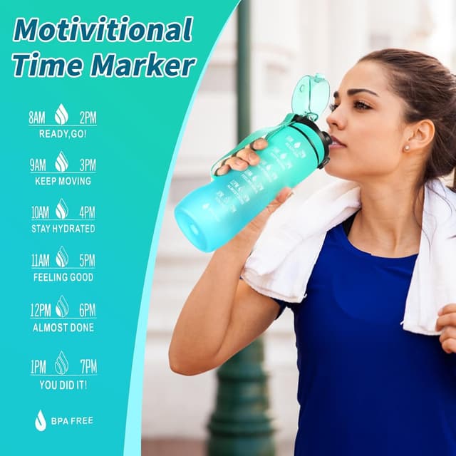 Thumbnail 6 de Binudum Motivations Trinkflasche 750 ml BPA frei