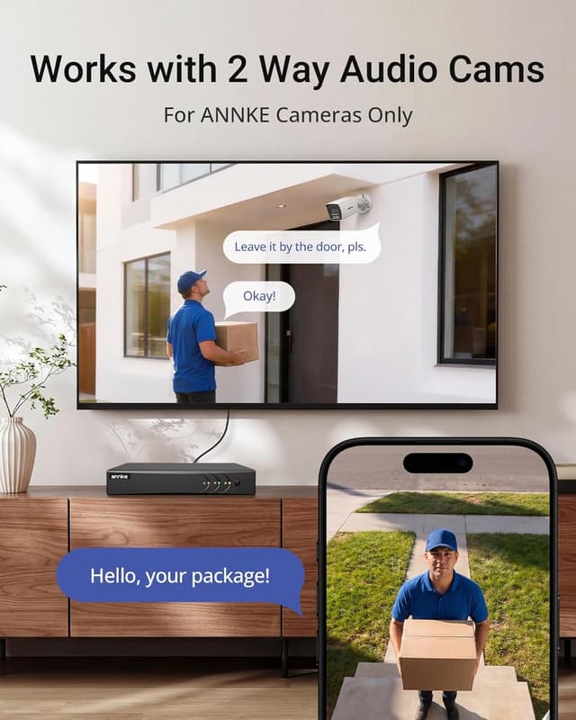 Thumbnail 6 de ANNKE 3K Lite H.265+ 5-in-1 Hybrid Security DVR (8CH) with AI Human/Vehicle Detection