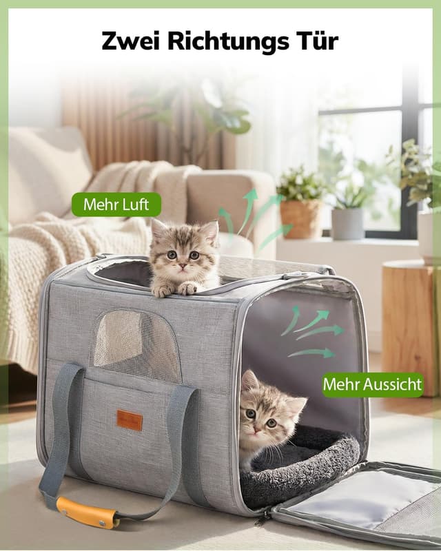 Thumbnail 6 de Morpilot Katzen Transportbox 46,5x32x36 cm