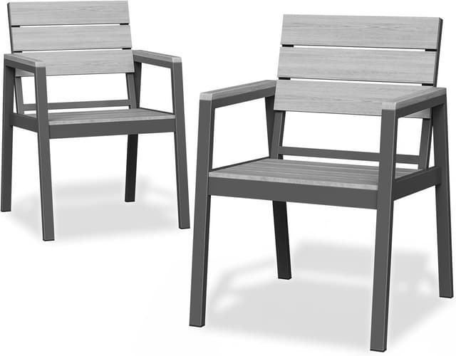 Imagen de JUMMICO Sedia da Esterno Aspetto Legno 160kg en OfertitasTOP