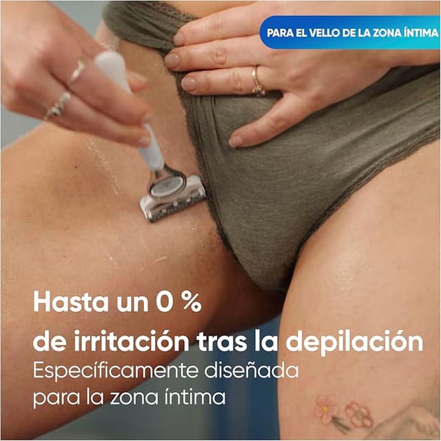 Detalle 2 de Gillette Venus Satin Care 10 recambios para zona íntima 🪒