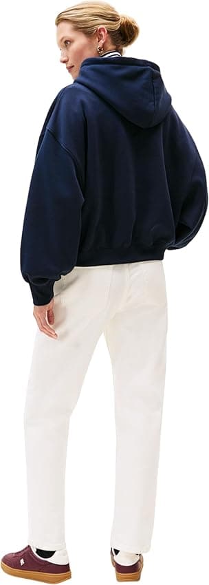 Detalle 2 de Tommy Hilfiger Classic Script Fleece XXS Sudadera Azul