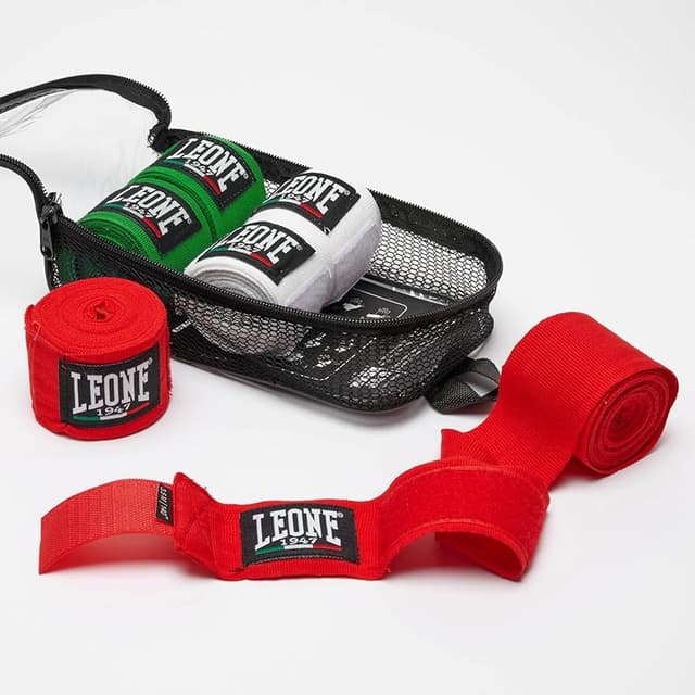 Thumbnail 2 de LEONE 1947 Vendajes 350 cm rojo, blanco y verde