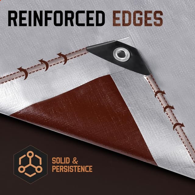 Thumbnail 5 de Spacever Tarp Heavy Duty 12x24 FT waterproof tarp 🛟