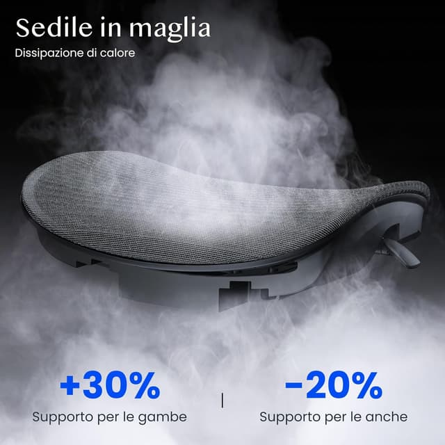 Detalle 2 de FLEXISPOT Sedia Ergonomica da Ufficio Dual-Wing