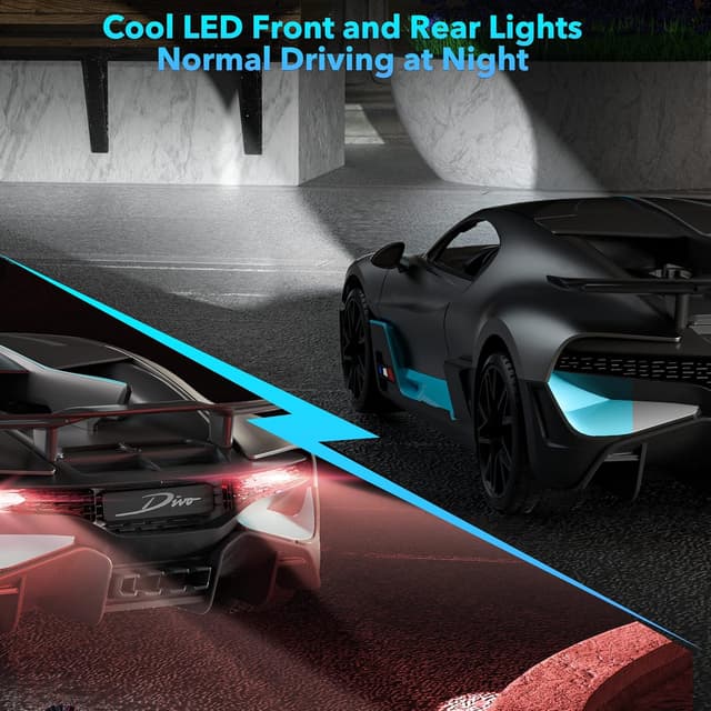 Thumbnail 6 de MIEBELY Bugatti Divo 1/16 Scale RC Car (2.4Ghz, 12Km/h) with Headlight, Proportional Trigger Control