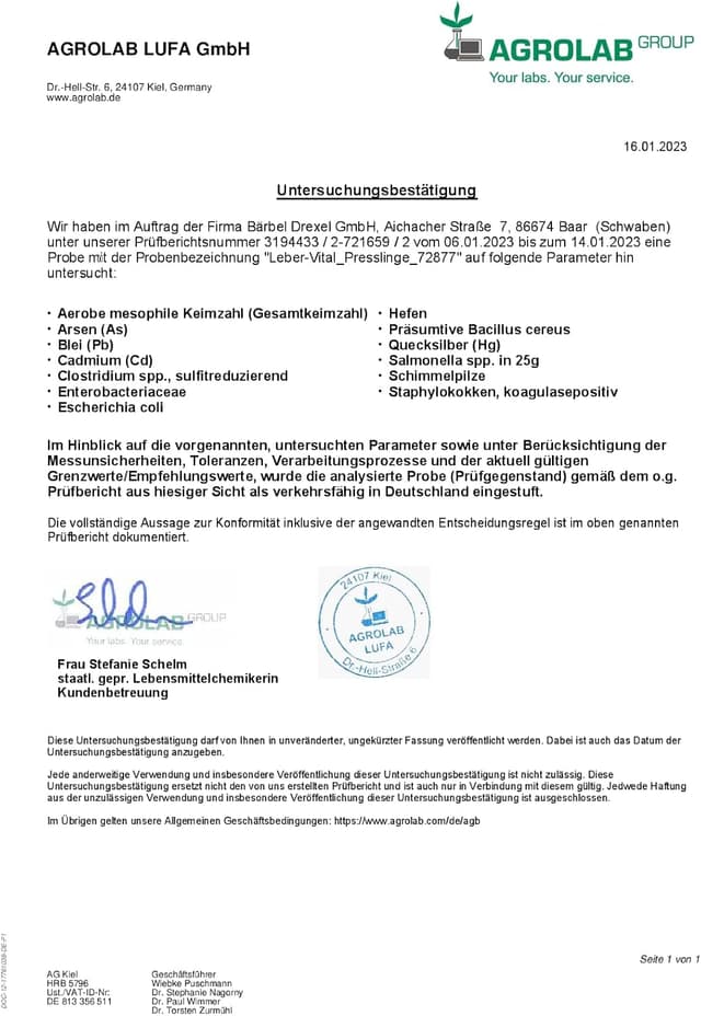 Detalle de BÄRBEL DREXEL® Leber-Vital Kapseln mit Silymarin (Mariendistel) – vegan, 108 Stk