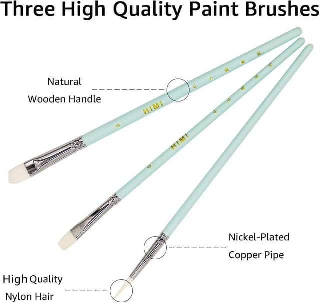 Detalle de HIMI Gouache-Farbenset 24 Farben 🎨