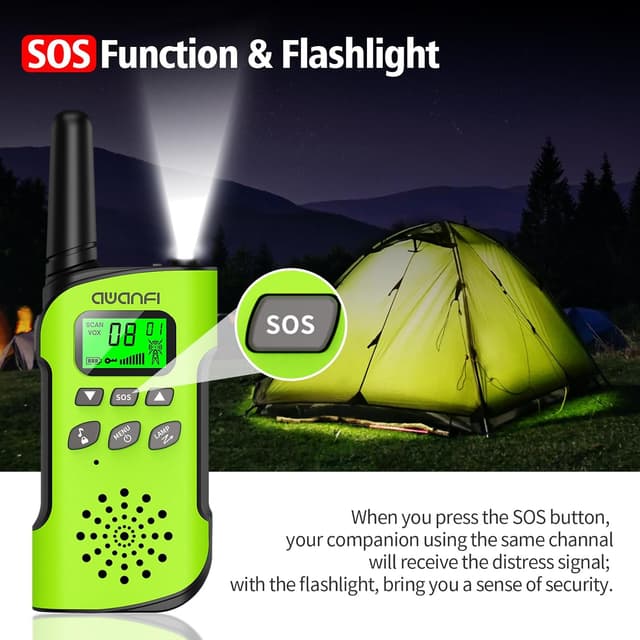 Thumbnail 5 de AWANFI Walkie Talkies for Kids 1000mAh