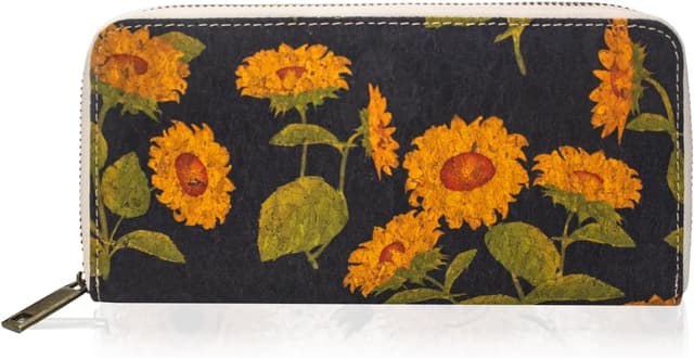 Detalle de Kork Vegan Geldbörse mit Reißverschluss